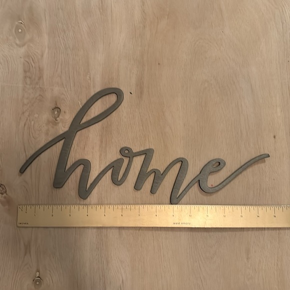 Magnolia “Home” Iron Word Sign, Jimmy Don/Joanna Gaines - Picture 4 of 6
